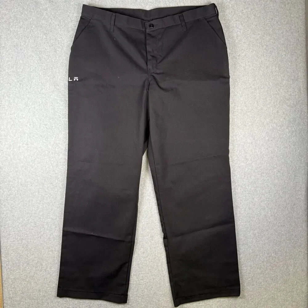 Tesla Motors Red Kap Work Pants Black Mens 40x32 Employee Workwear Pockets